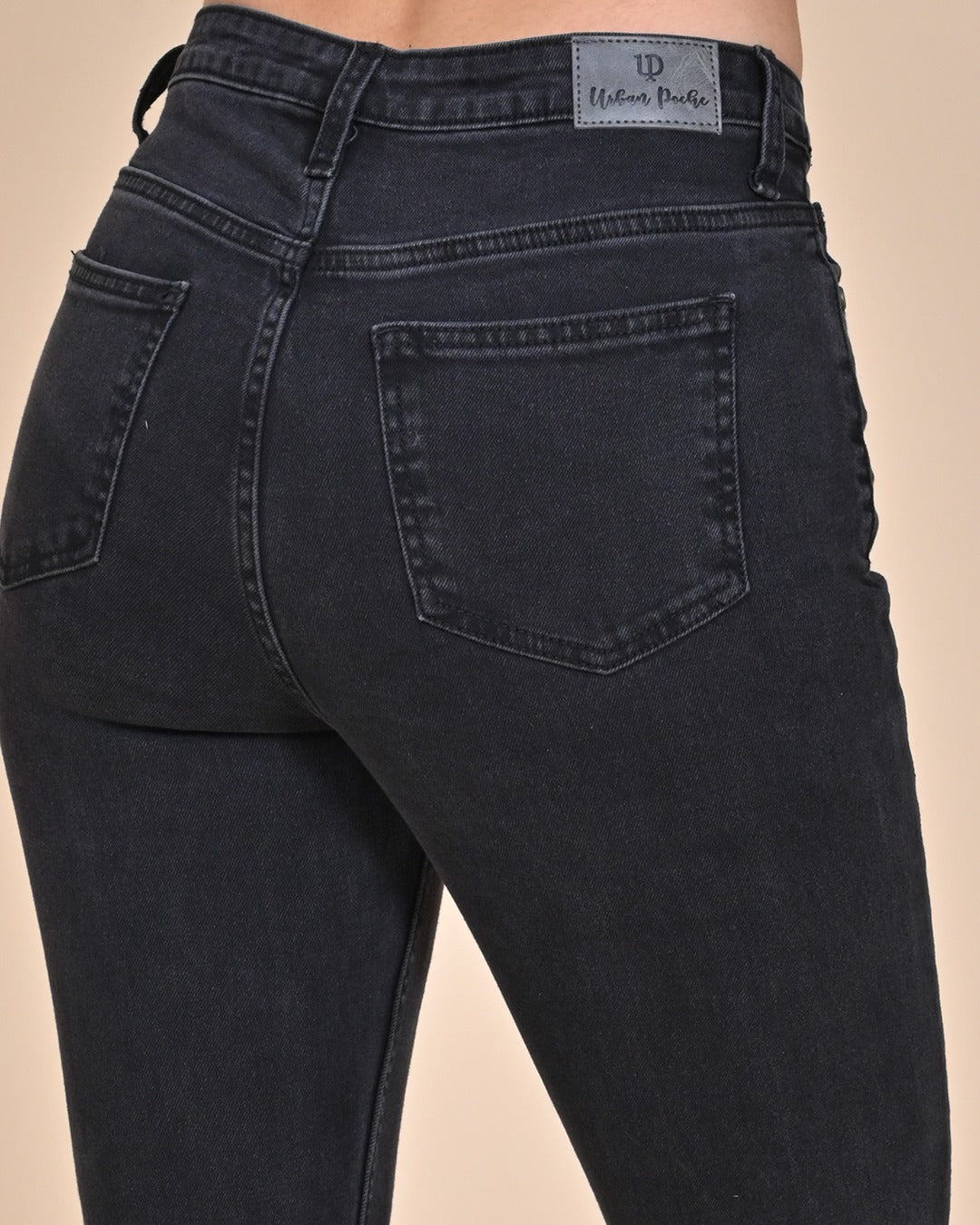 High Rise Bootcut Jeans - Grey