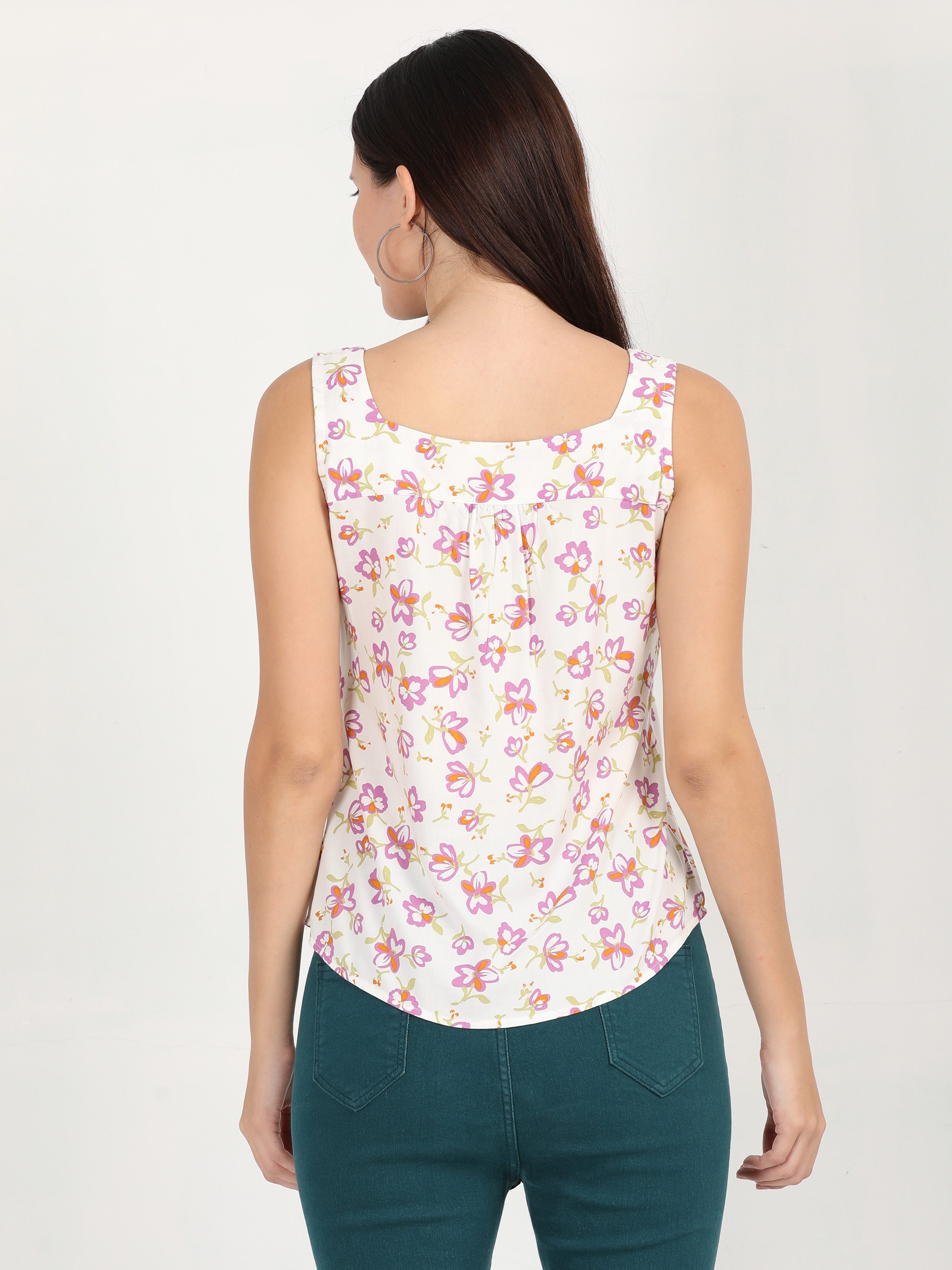Sweetheart Neck Sleevless Top