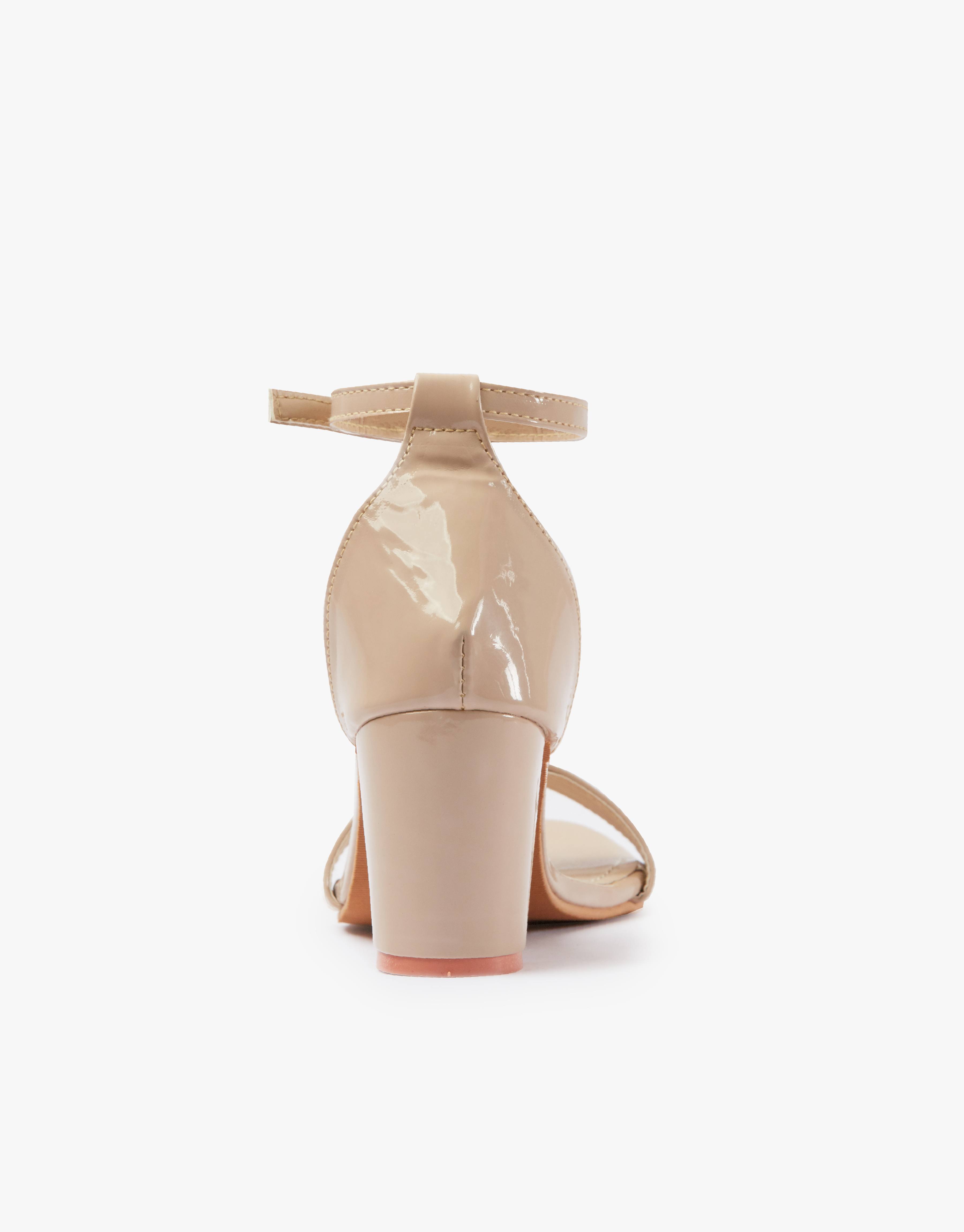 Romantic Pink Block Heels