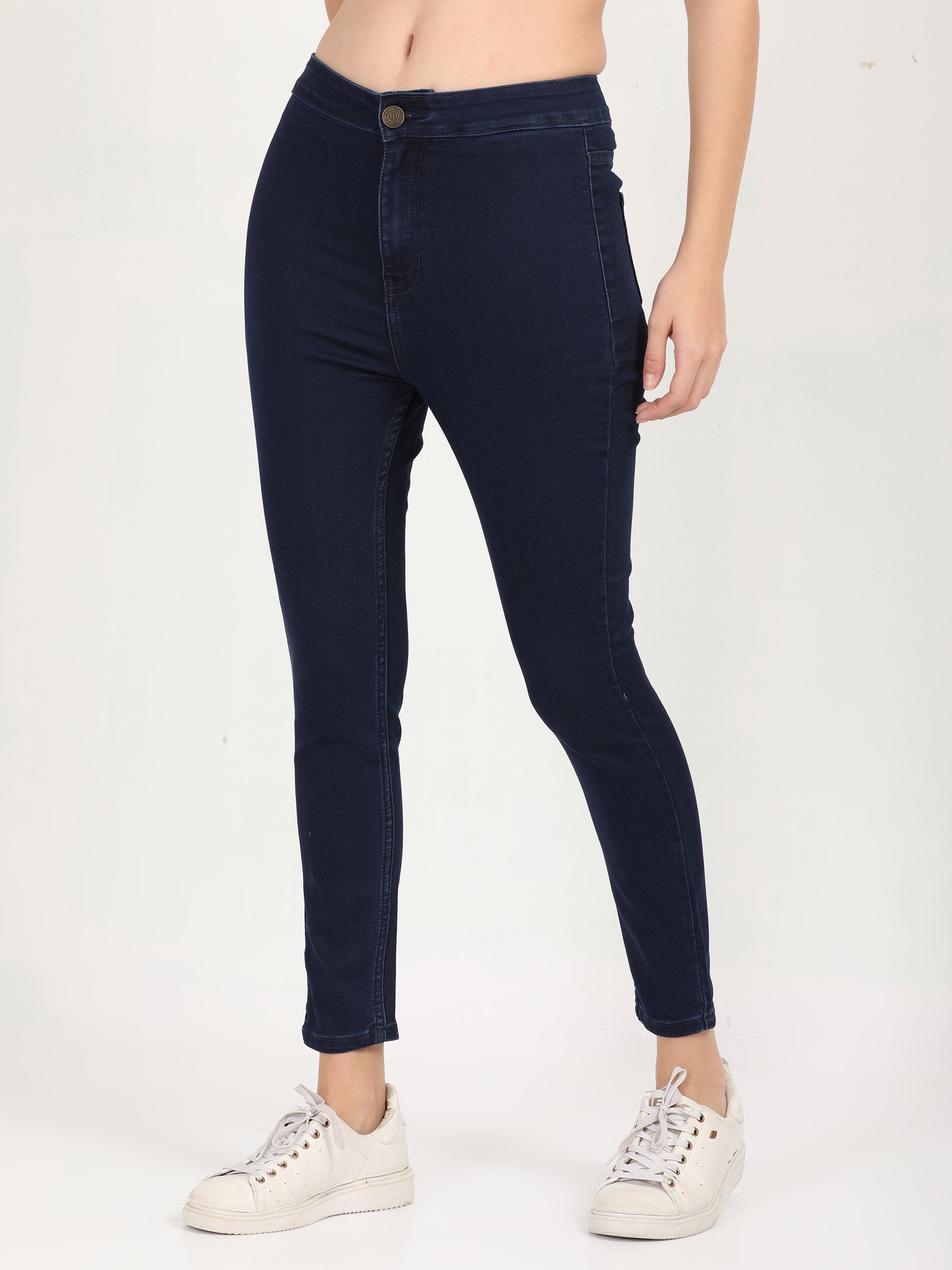 Skinny Indigo High Waist Jeans Ankle Fit