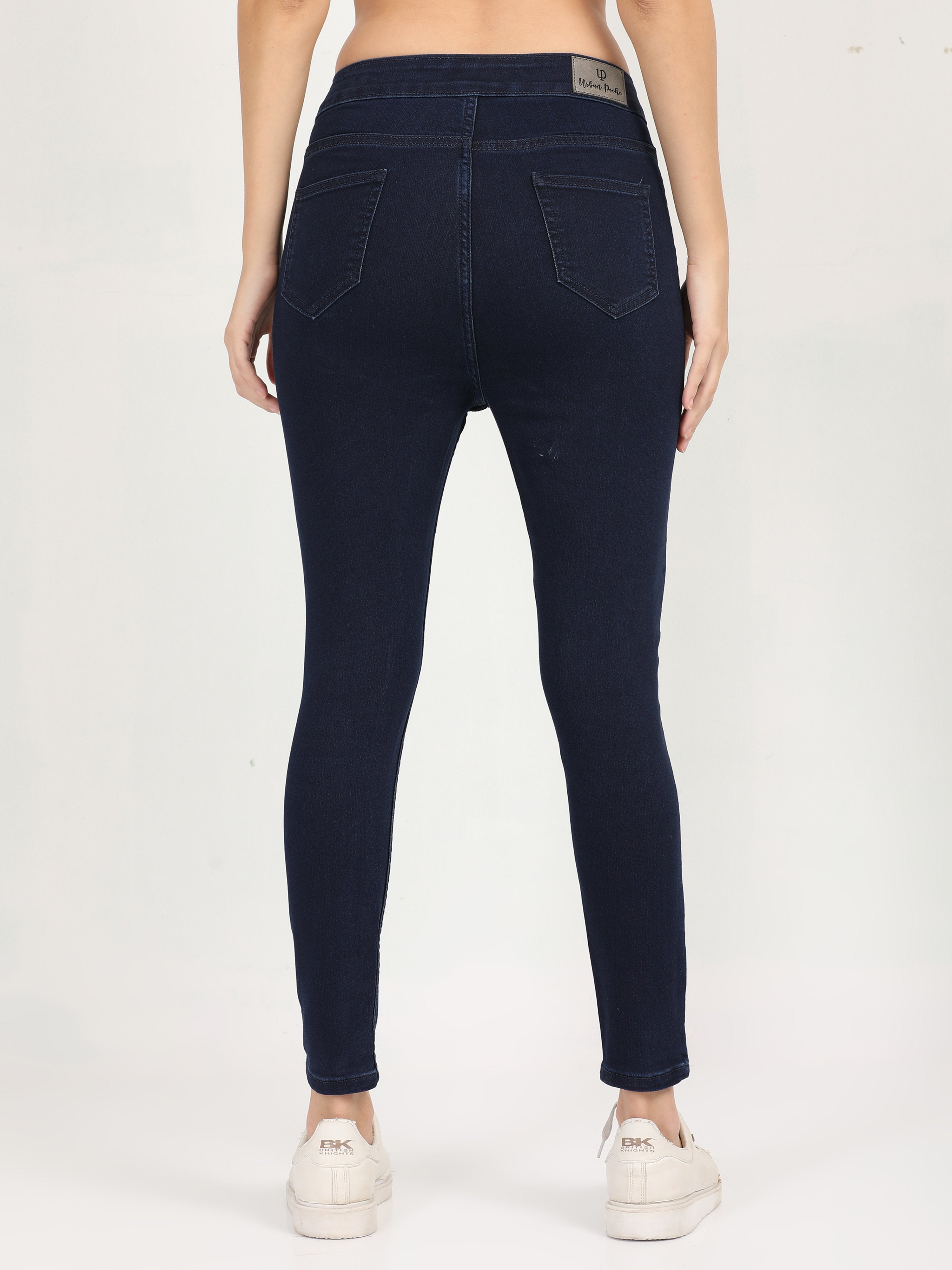 Skinny Indigo High Waist Jeans Ankle Fit