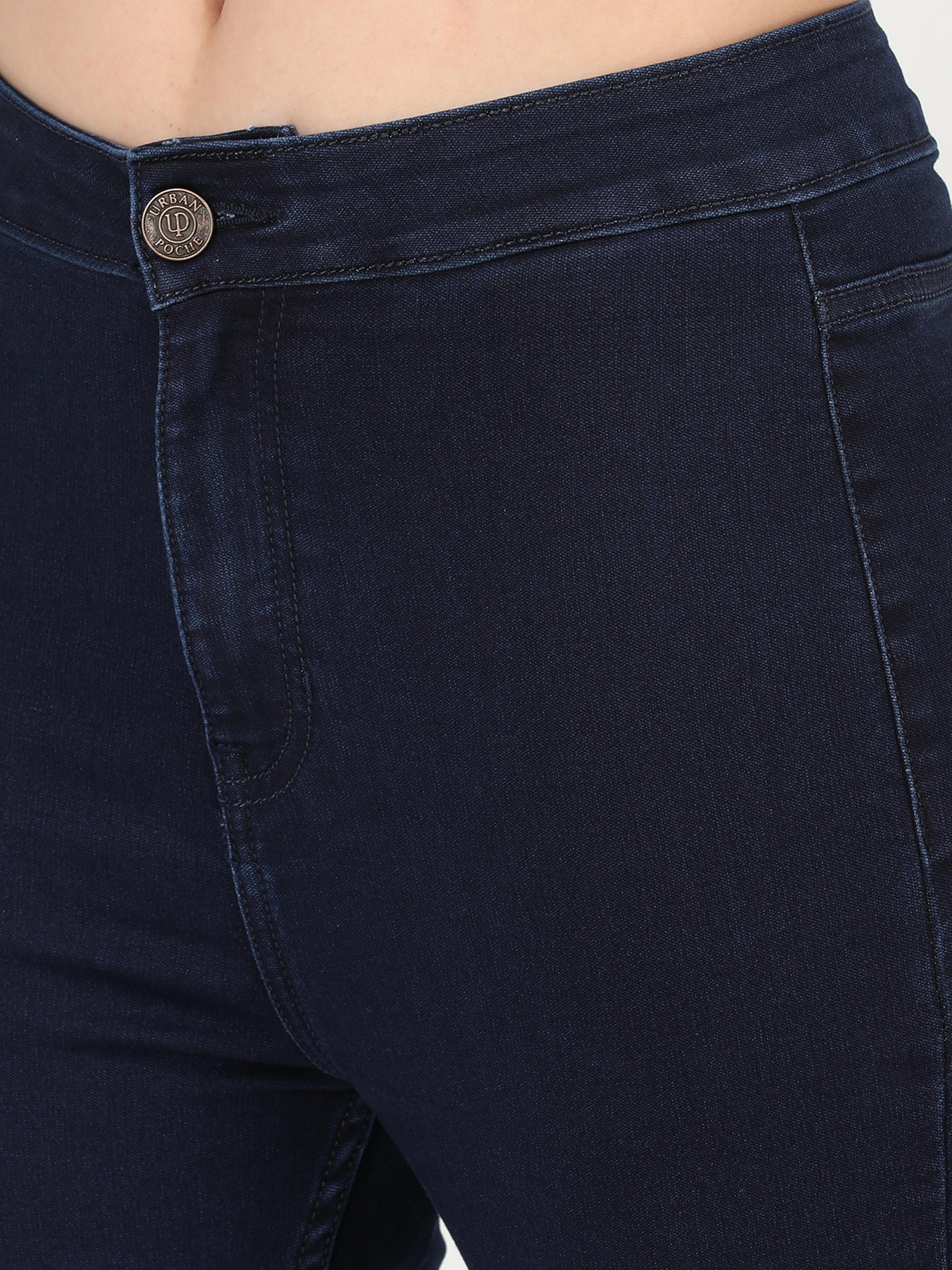 Skinny Indigo High Waist Jeans Ankle Fit