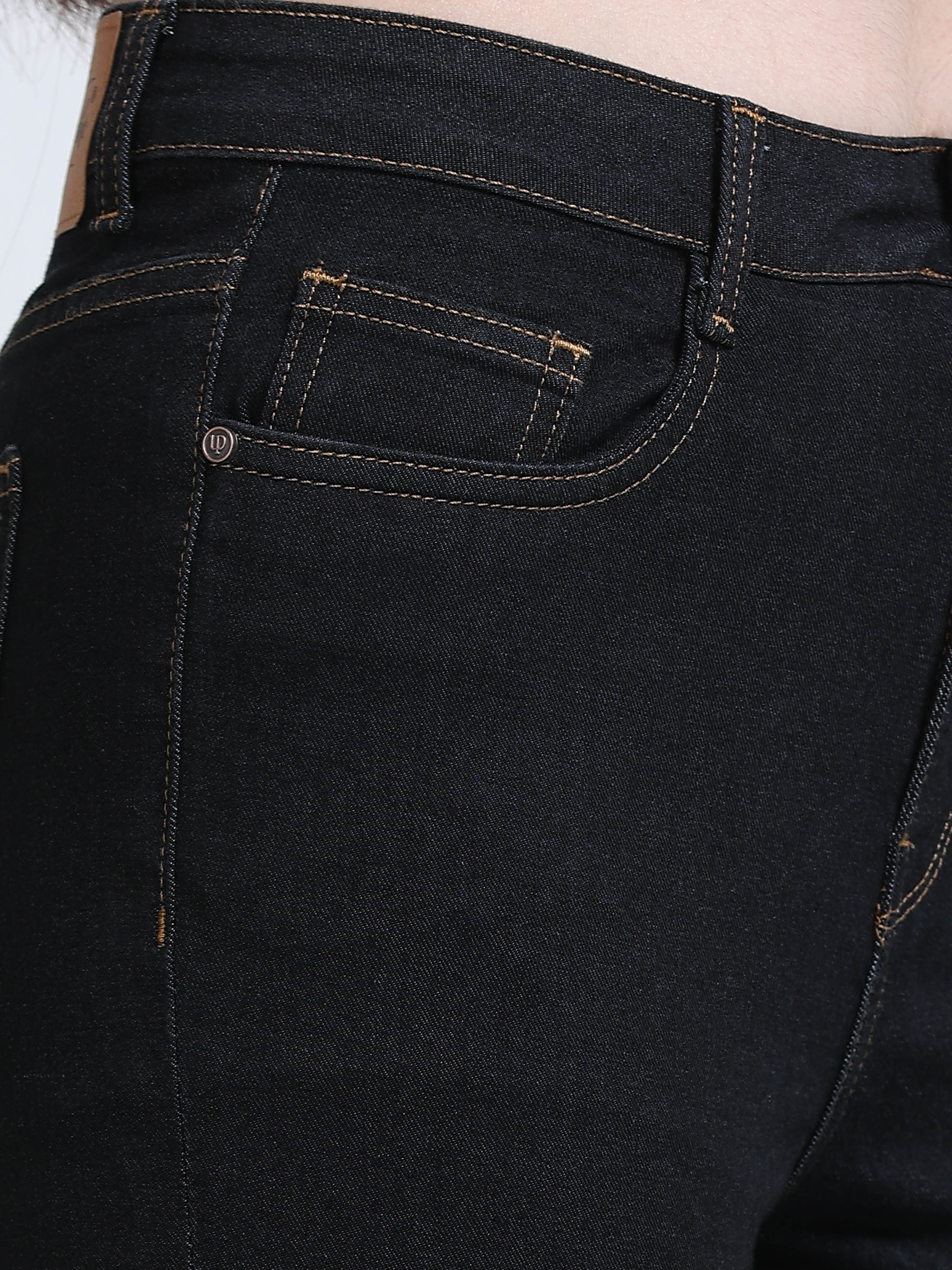 High Rise Bootcut Jeans - Black