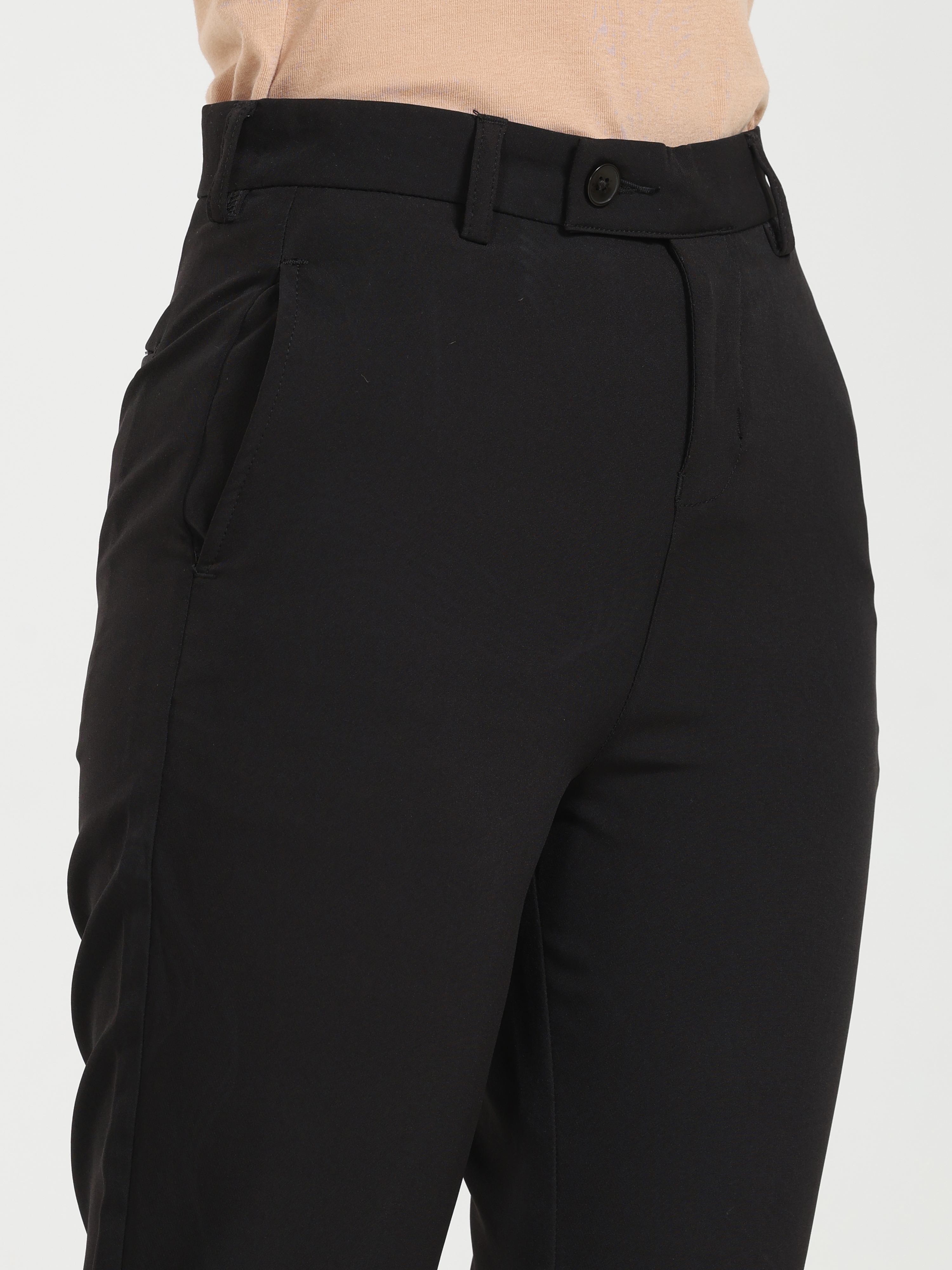 High Rise Bootcut trousers - Black