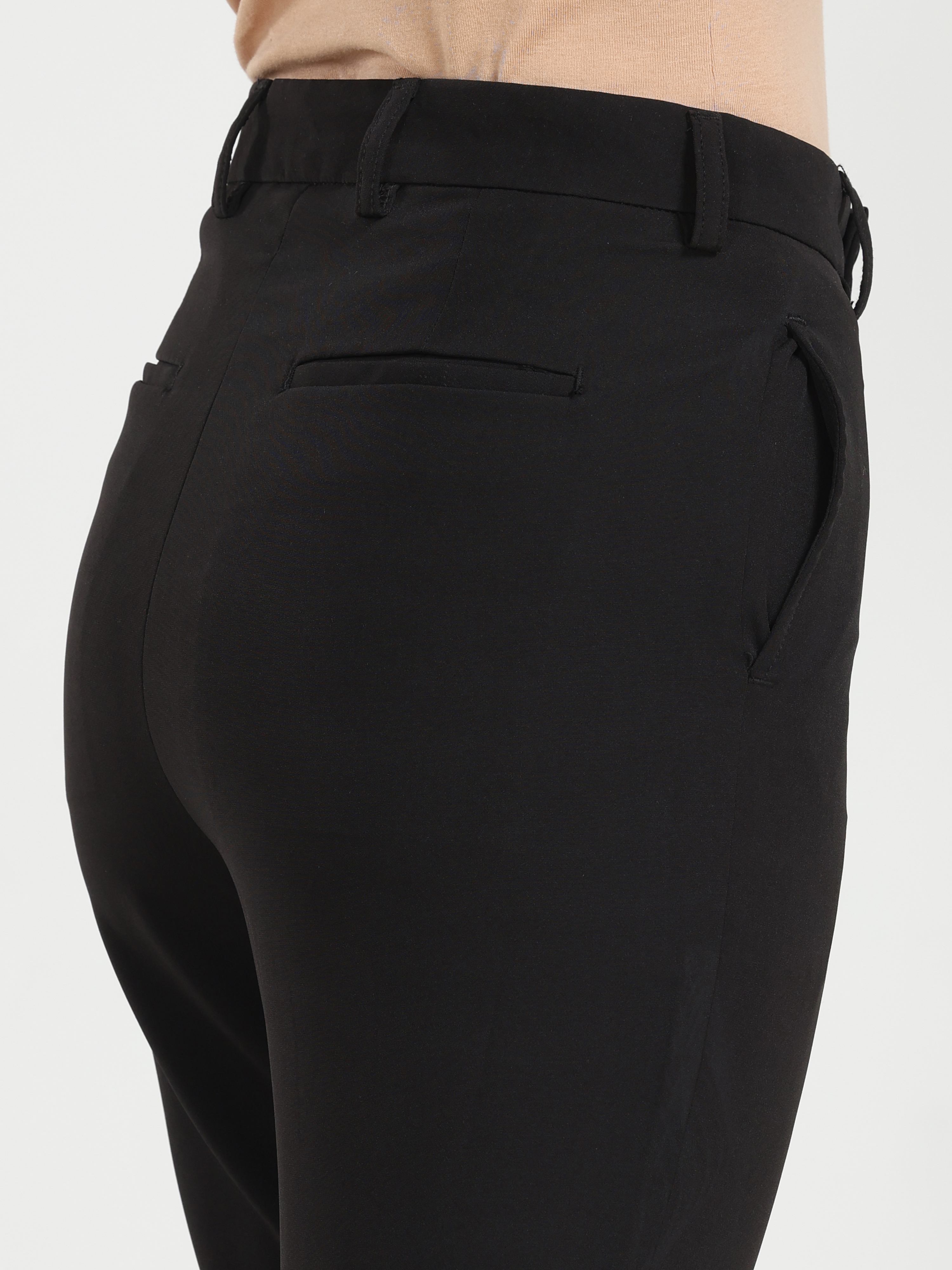 High Rise Bootcut trousers - Black