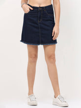 Hight Waist Indigo Denim skirt