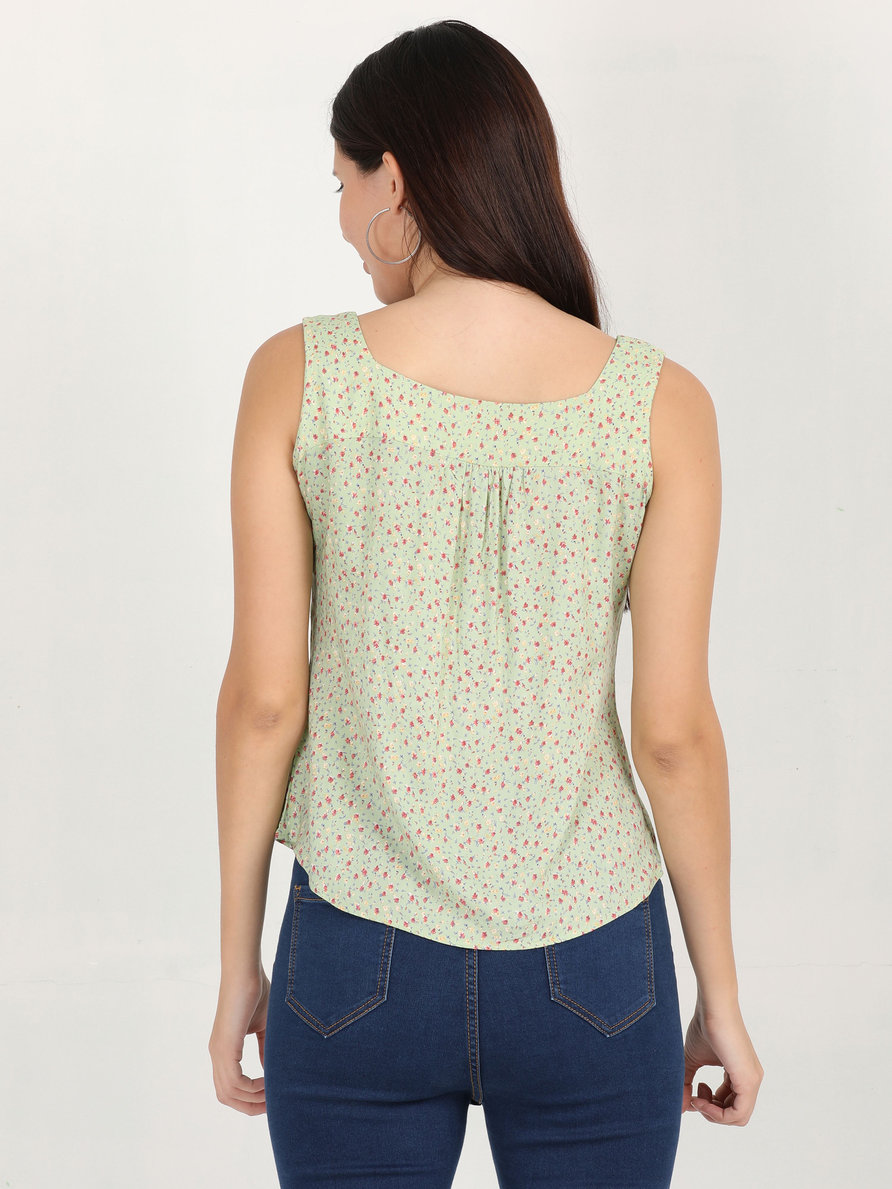 Sweetheart Neck Sleevless Top