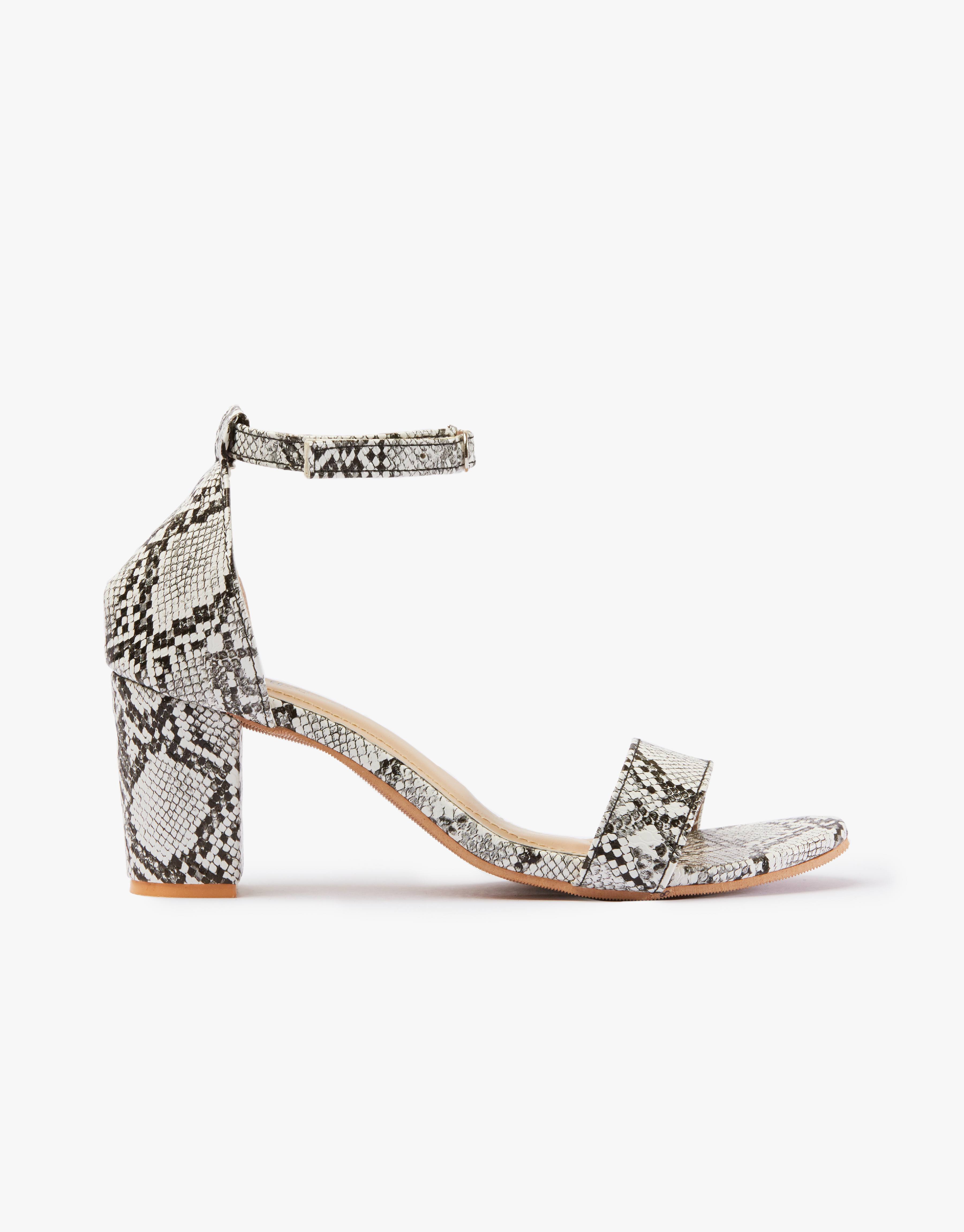 White 2024 snake heels