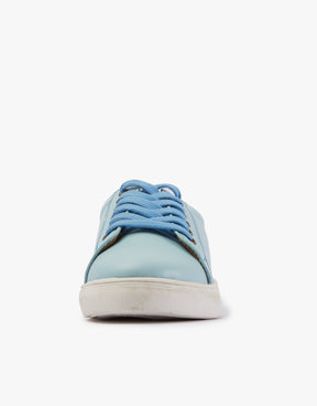Casual Baby Blue Sneakers with Glitter